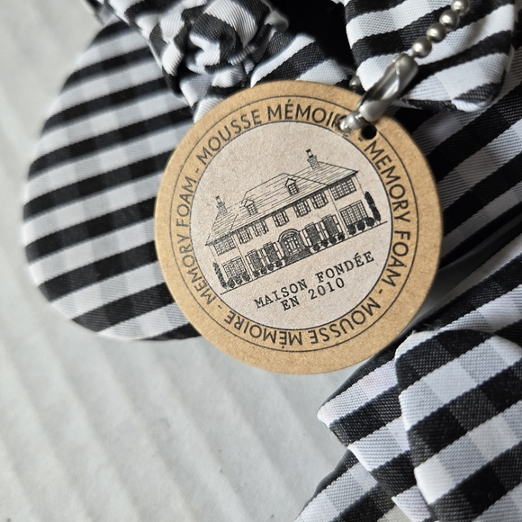 Chelsee Girl Memory Foam Black/White Shira Sandals Size 7 - Picture 9 of 10